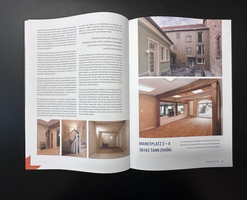 PR - Anzeige und Erwähnung im Bericht Elf-Apostelhaus in Tann PR - Anzeige und Erwähnung im Bericht Elf-Apostelhaus in Tann auf Seite 23-25